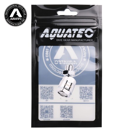 AQUATEC SW-15 180 fokos búvár-légzőautomata forgóadapter nagykereskedelmi kiskereskedelmi csomagolási tasakja